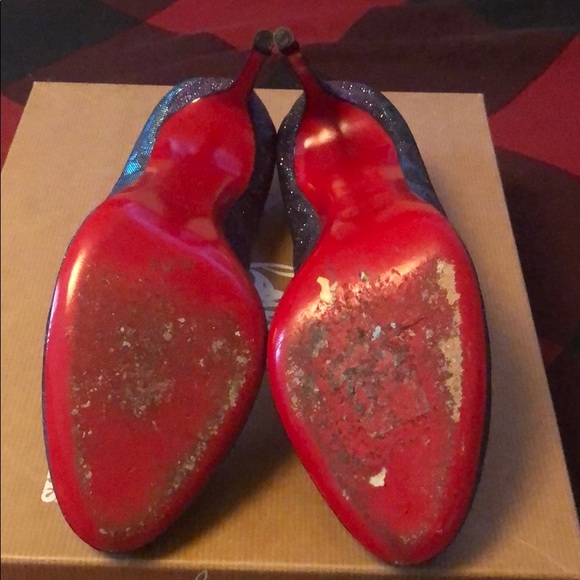 Christian Louboutin leopard print Lame shoes - Picture 3 of 4